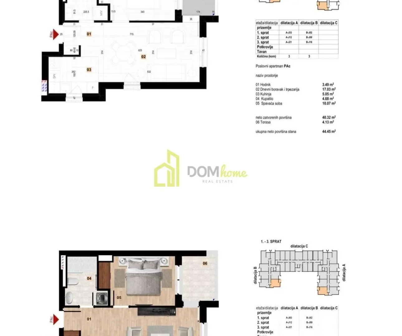 Sale, one bedroom apartment, 45m², Kolašin, Crna Gora