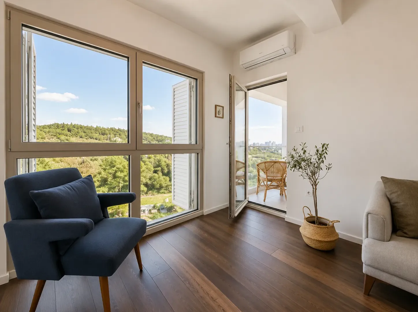 Rent, one bedroom apartment, 48m², Vezirov Most, Podgorica