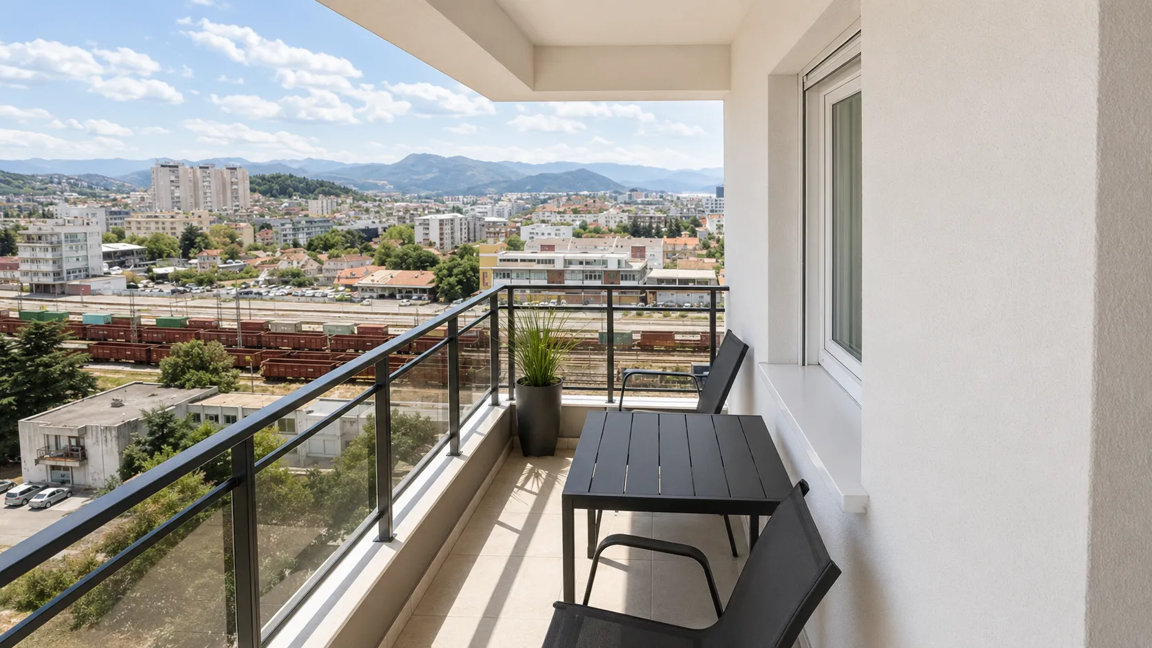 Rent, two bedroom apartment, 65m², Stari Aerodrom, Podgorica