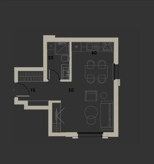 Prodaja, garsonjera, 26m², Škaljari, Kotor
