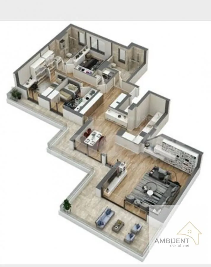 Sale, four bedroom apartment, 158m², Voždovac Sve Podlokacije, Beograd