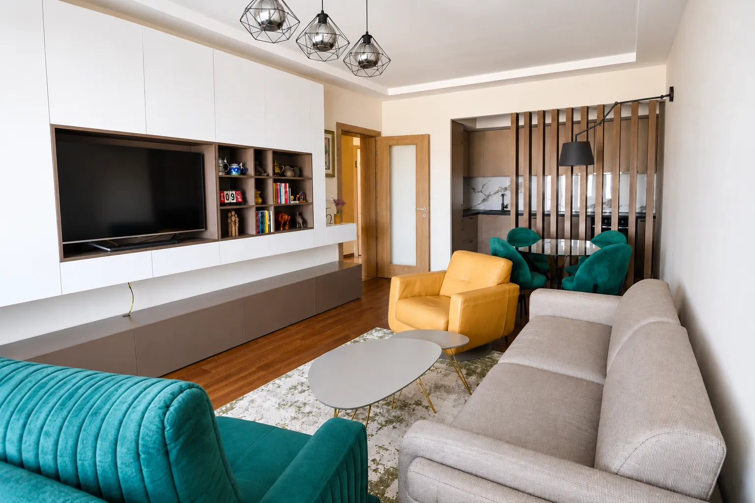 Rent, two bedroom apartment, 72m², Master Kvart, Podgorica
