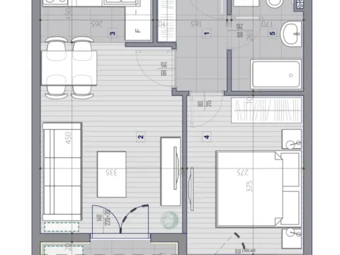 Prodaja, jednosoban stan, 40m², Zabjelo, Podgorica - image 3