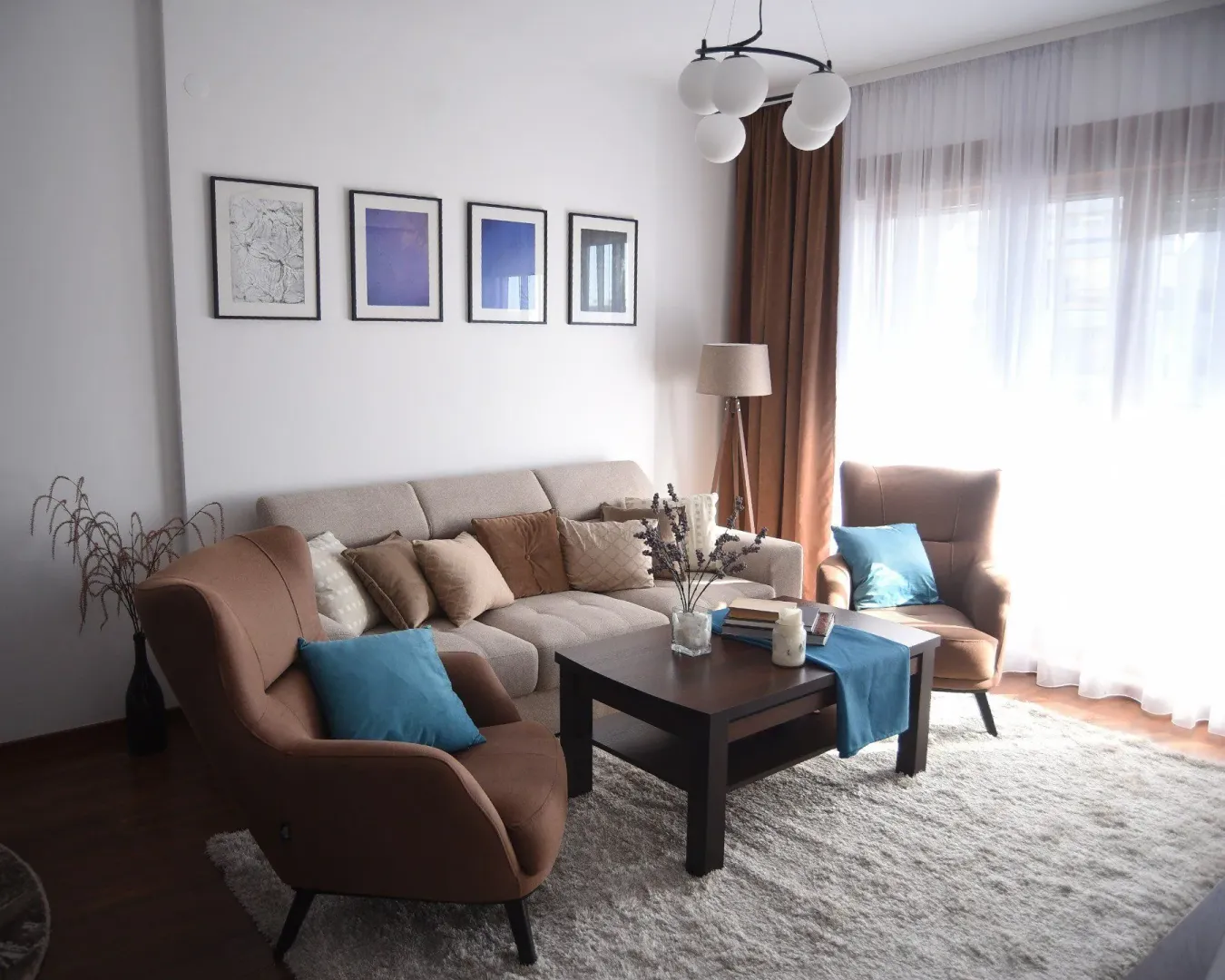 Izdavanje, jednosoban stan, 52m², Master Kvart, Podgorica