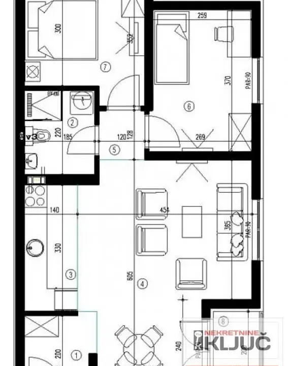 Prodaja, trosoban stan, 58m², Adice, Novi Sad Sve Podlokacije