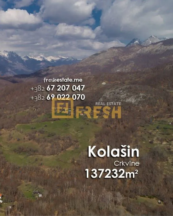 Prodaja, plac, 137232m², Kolašin, Crna Gora
