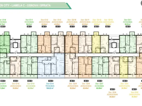 Prodaja, jednosoban stan, 57m², City Kvart, Podgorica - image 5