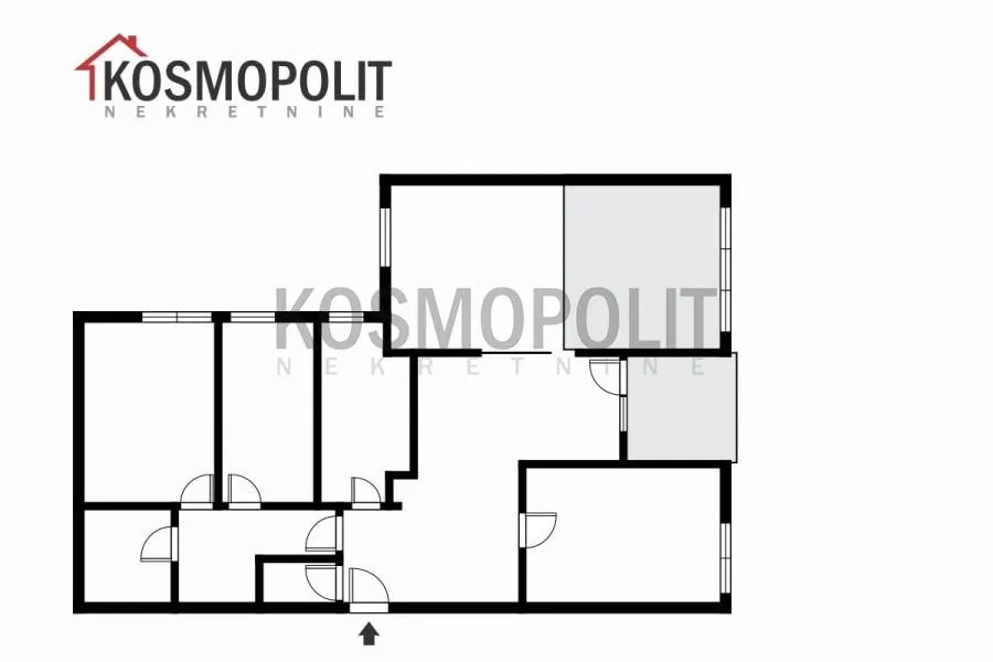 Sale, four bedroom apartment, 101m², Žarkovo, Beograd