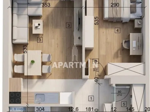 Stan in Voždovac Sve Podlokacije