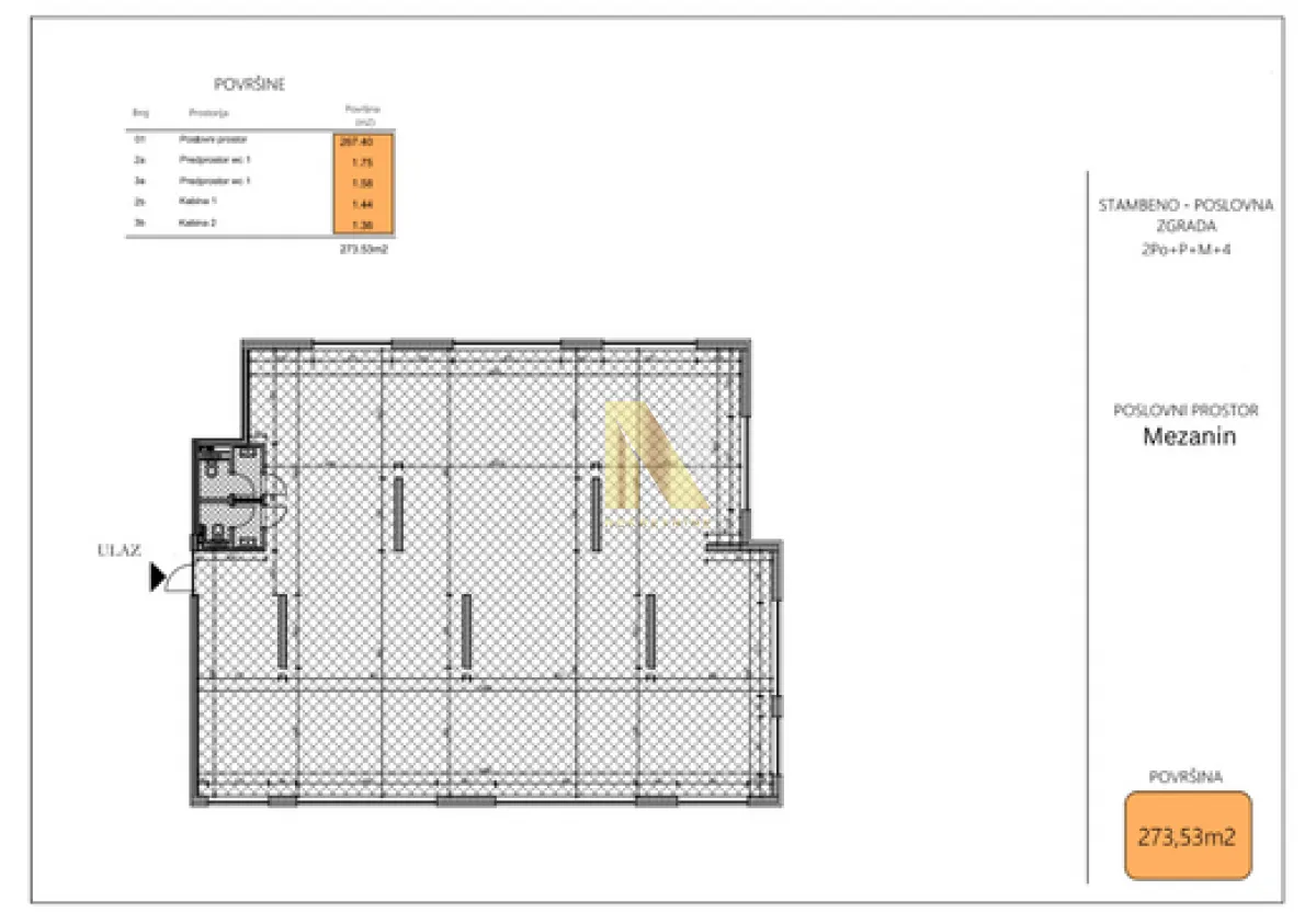 Sale, office space, 802m², Salajka, Novi Sad Sve Podlokacije