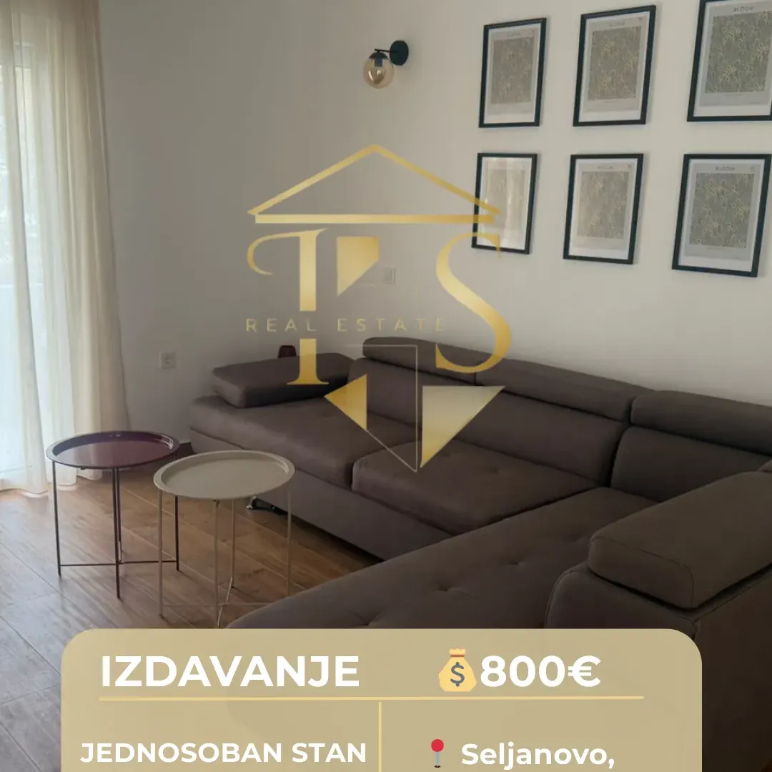 Izdavanje, jednosoban stan, 65m², Seljanovo, Tivat