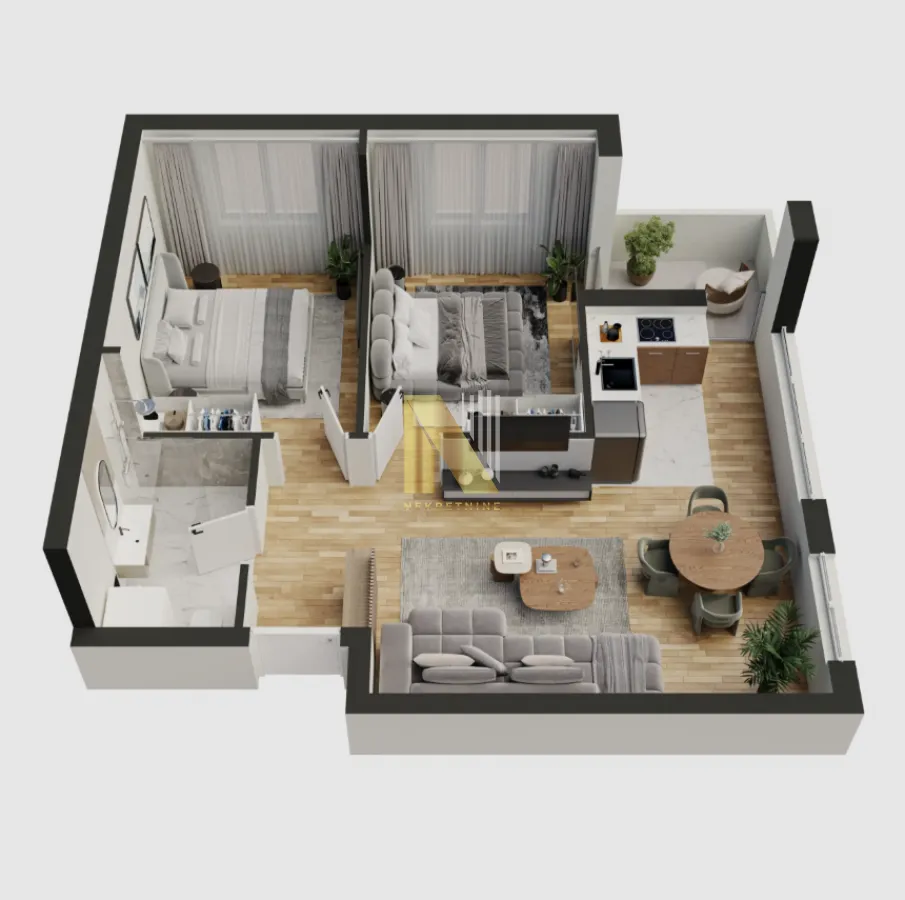 Prodaja, trosoban stan, 54m², Telep, Novi Sad Sve Podlokacije