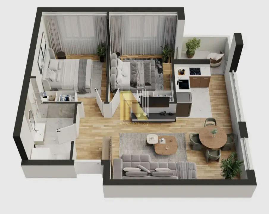 Prodaja, trosoban stan, 54m², Telep, Novi Sad Sve Podlokacije