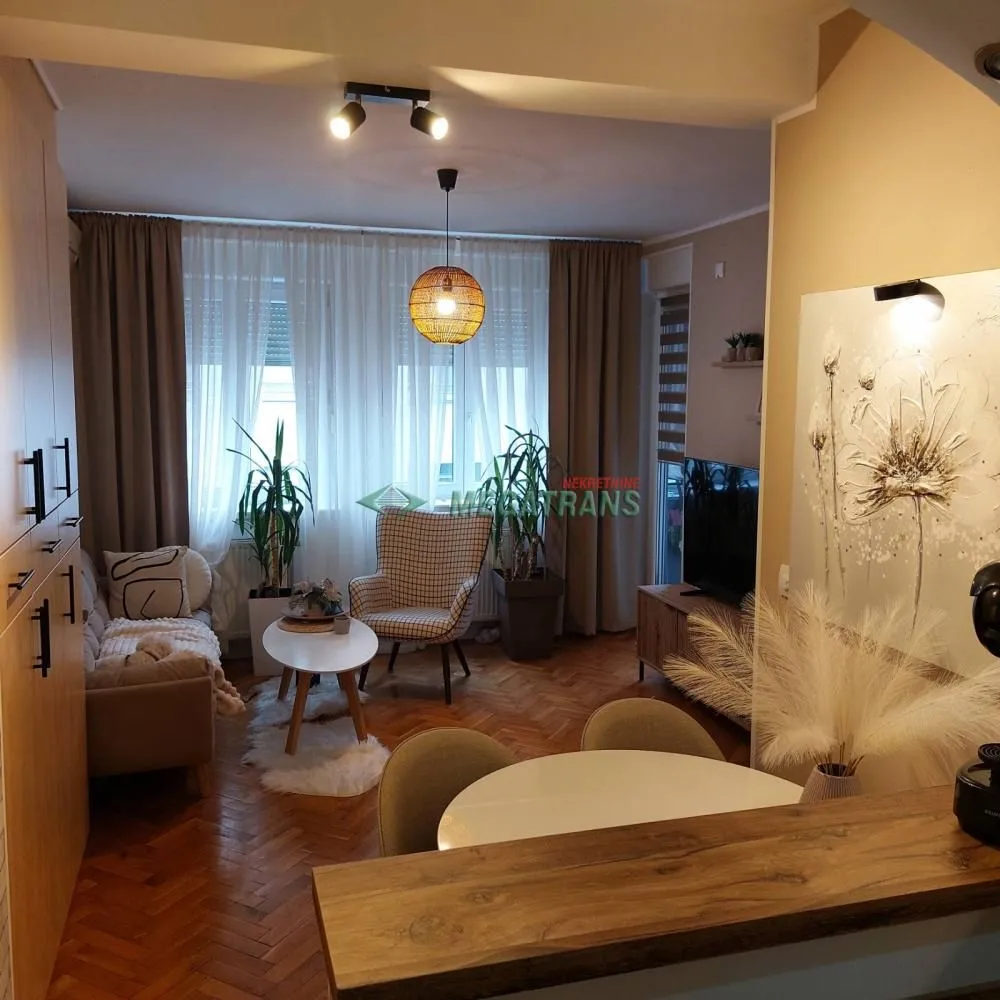 Izdavanje, dvosoban stan, 56m², Centar, Novi Sad