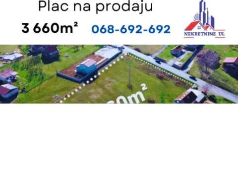 Prodaja, plac, 3660m², Spuž, Danilovgrad