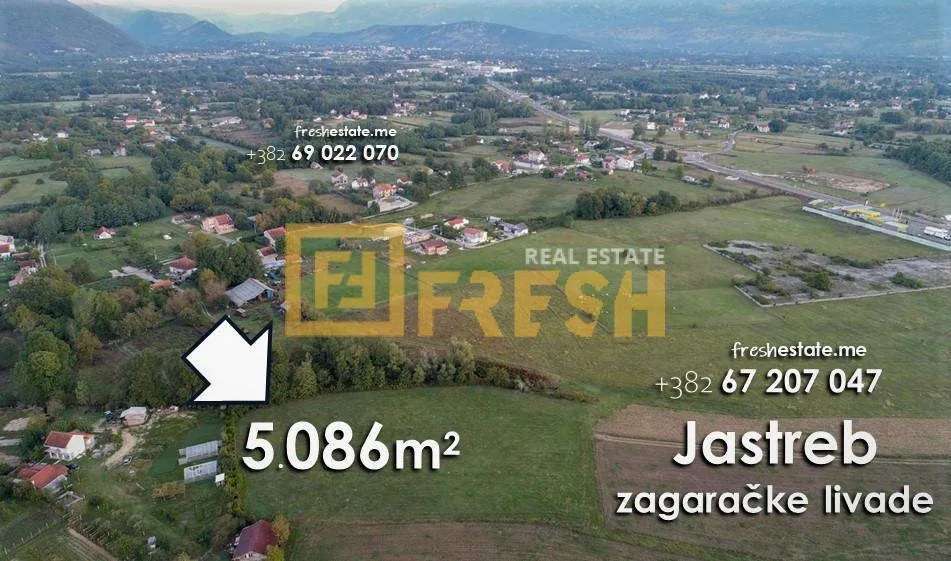 Prodaja, plac, 5086m², Danilovgrad, Crna Gora