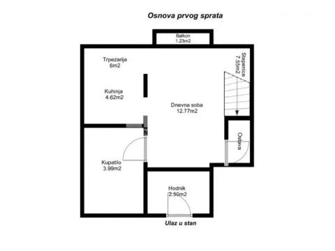 Prodaja, trosoban stan, 70m², Šabac, Srbija - image 19