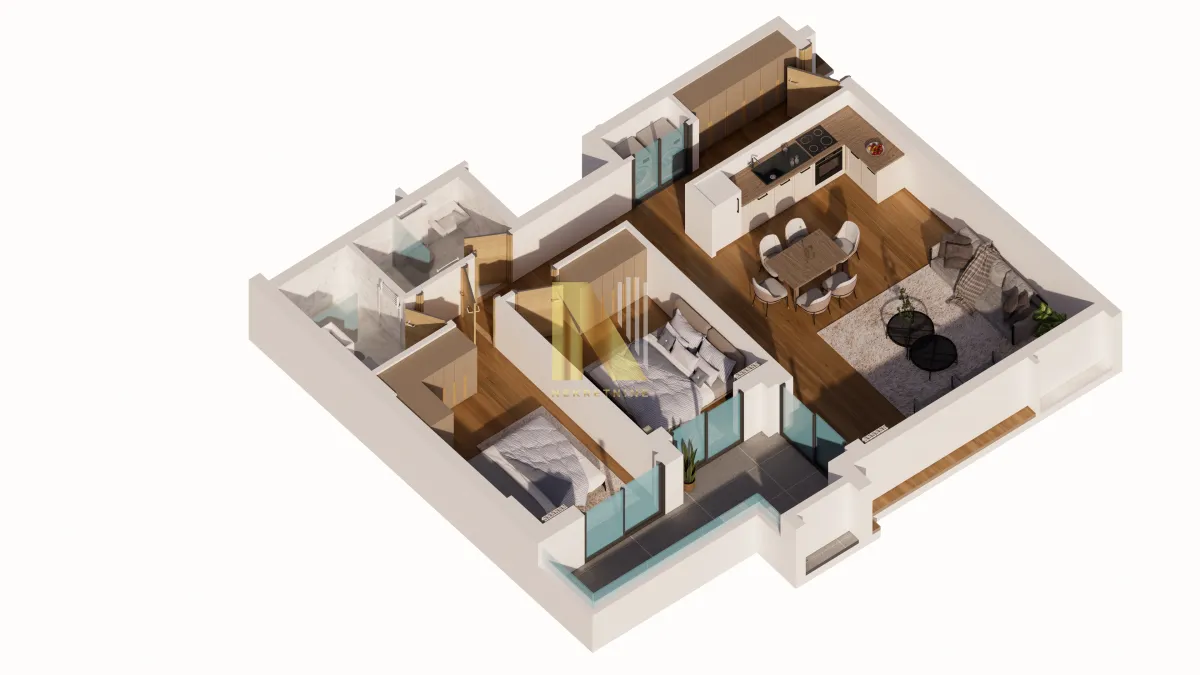 Prodaja, trosoban stan, 78m², Centar, Novi Sad