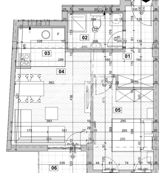 Prodaja, dvosoban stan, 44m², Centar, Novi Sad