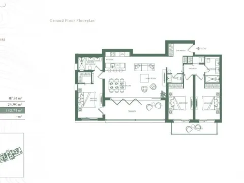 Prodaja, trosoban stan, 143m², Luštica Bay, Tivat - image 13