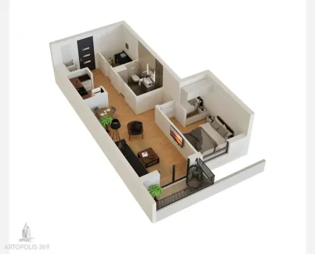 Prodaja, dvosoban stan, 48m², Novi Banovci, Stara Pazova - image 4