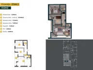 Sale, two bedroom apartment, 63m², Topolica, Bar - image 6