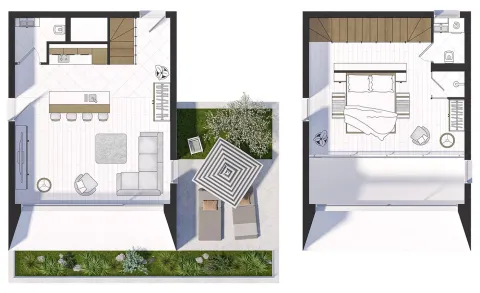 Rent, one bedroom apartment, 59m², Central Point, Podgorica - image 1364