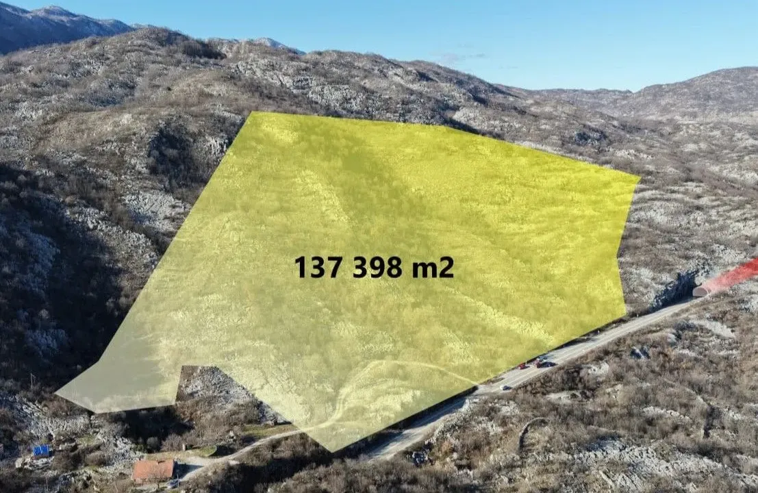 Prodaja, plac, 137398m², Bogetići, Nikšić
