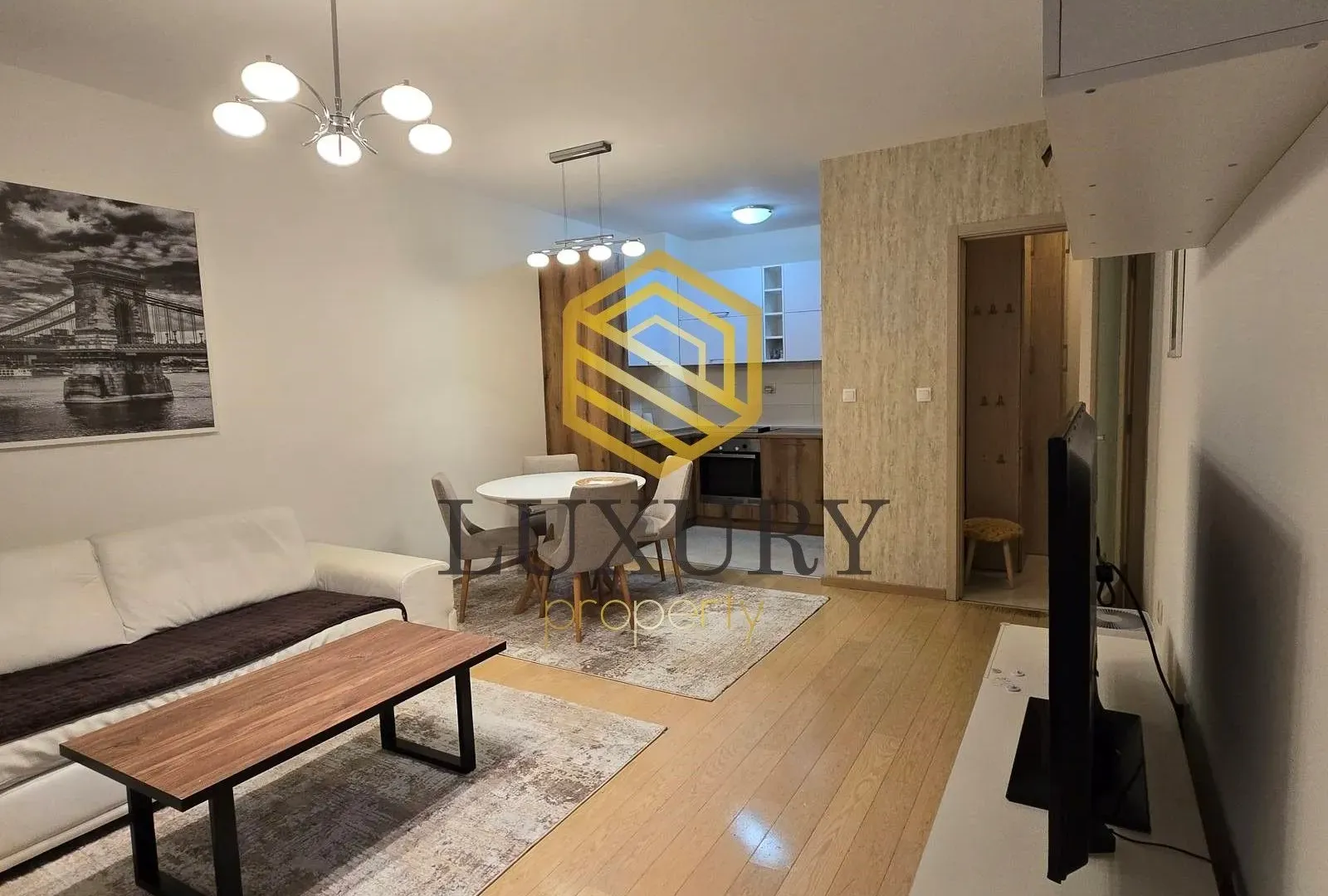 Rent, one bedroom apartment, 47m², Baston, Podgorica