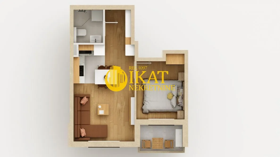 Prodaja, jednosoban stan, 34m², Cvetanova Ćuprija, Zvezdara Sve Podlokacije