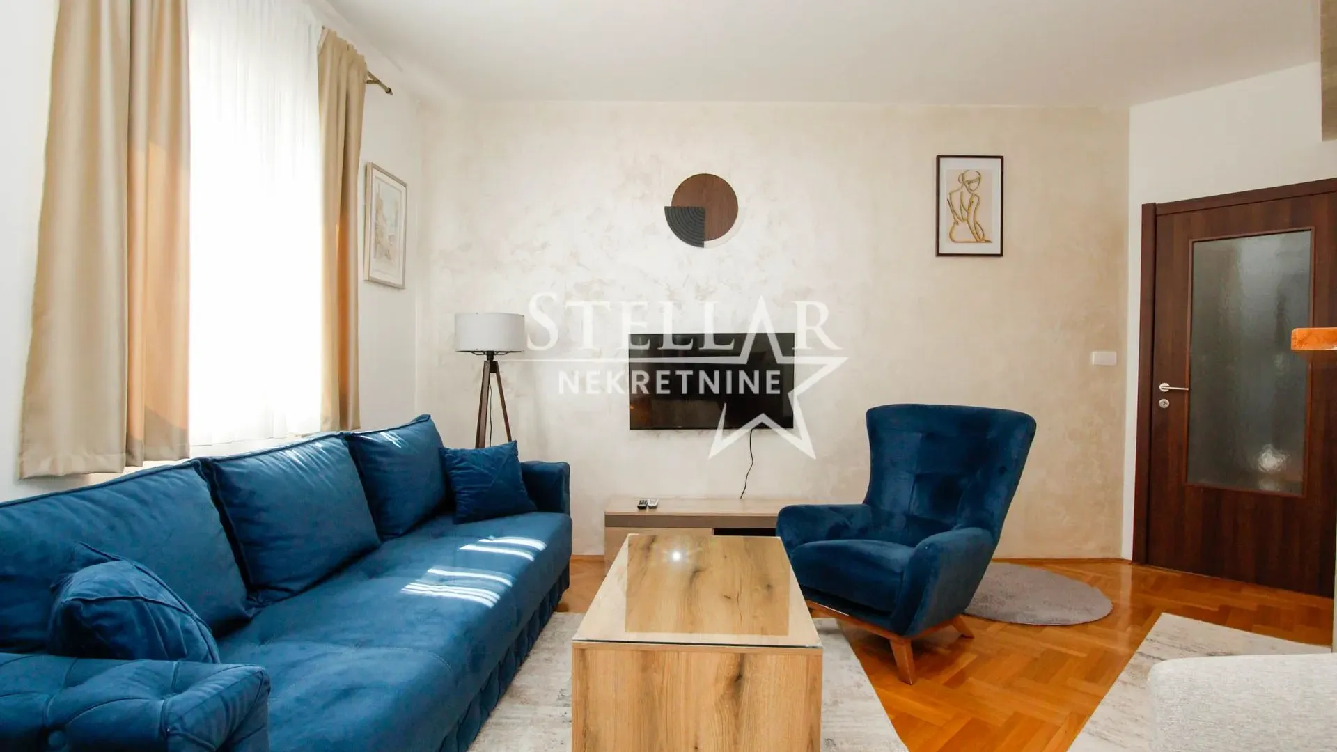 Rent, one bedroom apartment, 43m², Stari Aerodrom, Podgorica
