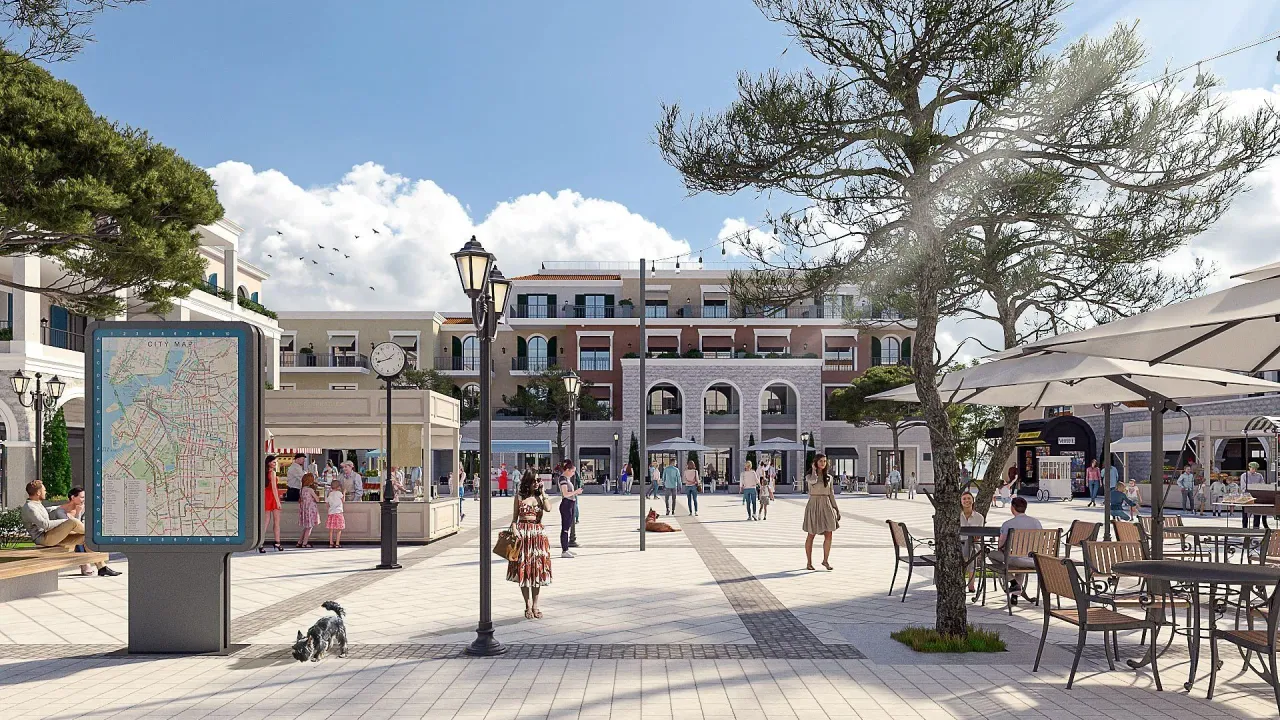 Prodaja, jednosoban stan, 64m², Luštica Bay, Tivat