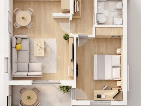 Prodaja, jednosoban stan, 49m², Centar, Nikšić - image 9