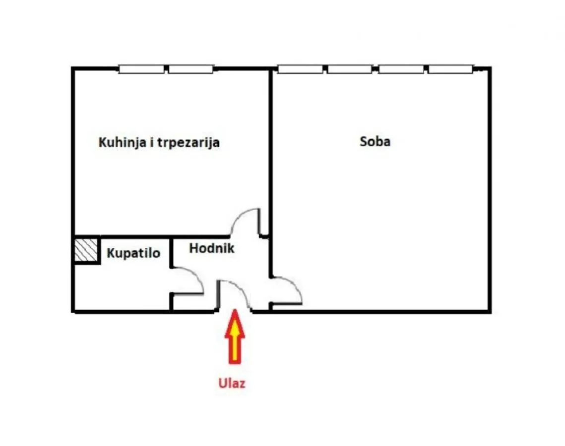 Prodaja, jednosoban stan, 31m², Bulevar Oslobodjenja, Novi Sad Sve Podlokacije