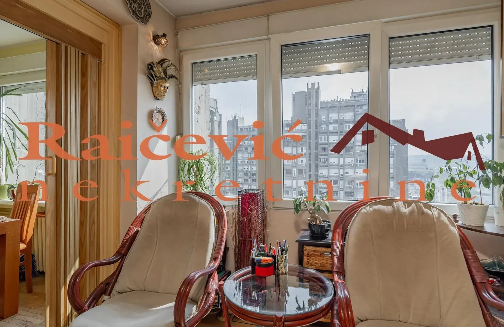 Prodaja, dvosoban stan, 70m², Novi Beograd Blok 23, Novi Beograd Sve Podlokacije