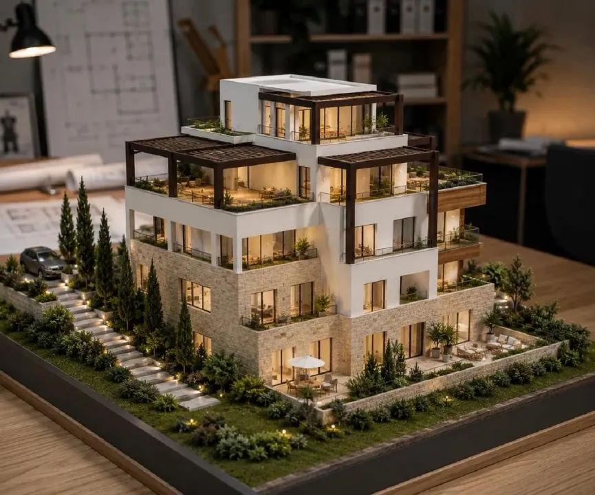 Prodaja, dvosoban stan, 76m², Donja Lastva, Tivat