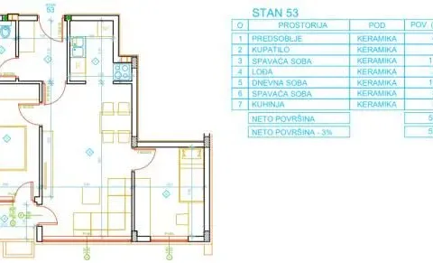 Prodaja, dvosoban stan, 54m², Apelovac, Niš - image 2