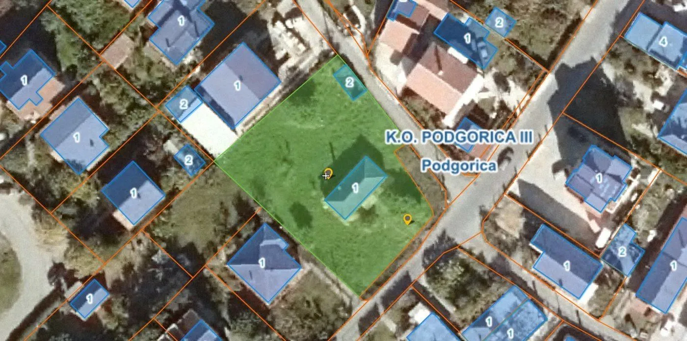 Prodaja, plac, 1262m², Zabjelo, Podgorica