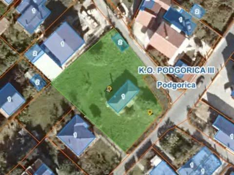 Sale, land lot, 1262m², Zabjelo, Podgorica