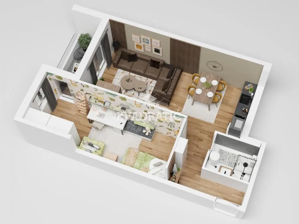 Prodaja, dvosoban stan, 53m², Zvezdara Sve Podlokacije, Beograd