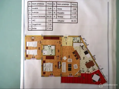 Prodaja, dvosoban stan, 90m², Petrovac, Budva - image 12