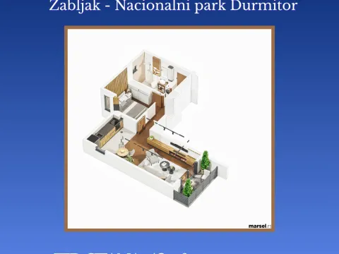 Sale, two bedroom apartment, 48m², Žabljak II, Žabljak - image 6