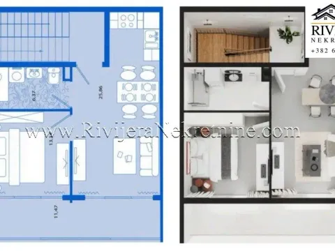 Prodaja, jednosoban stan, 57m², Tivat, Crna Gora - image 4