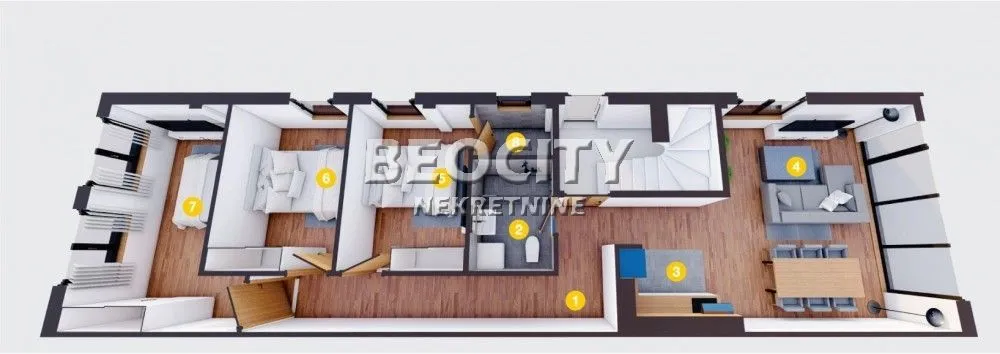 Sale, four bedroom apartment, 77m², Telep, Novi Sad Sve Podlokacije
