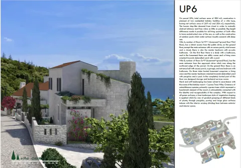 3D render eksterijera vile sa pogledom na more i uređenom okućnicom. - image 20