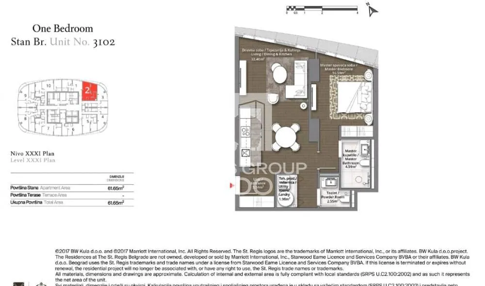 Prodaja, stan, 62m², Savski Venac, Beograd