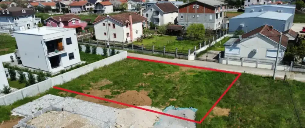 Prodaja, plac, 457m², Dahna, Podgorica