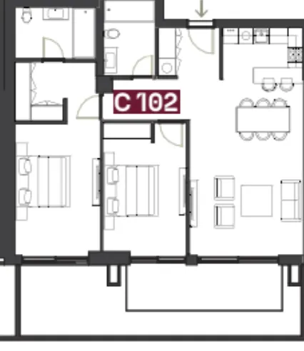 Prodaja, dvosoban stan, 1409m², Porto Montenegro, Tivat