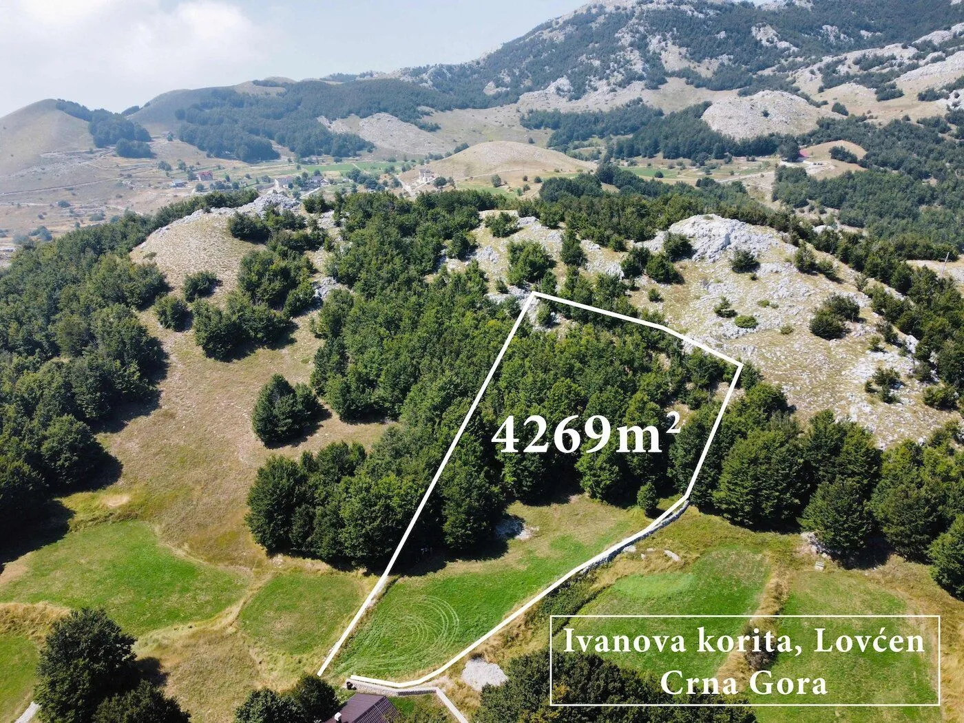Prodaja, plac, 4269m², Ivanova Korita, Cetinje