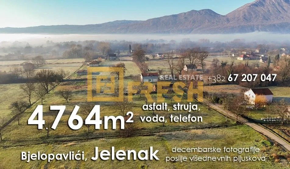 Prodaja, plac, 4764m², Danilovgrad, Crna Gora